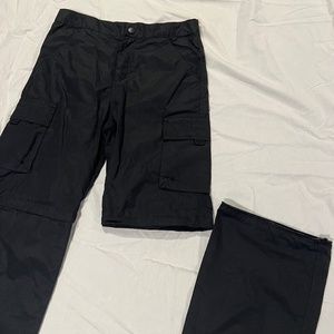 Boys Black Hiking Pants